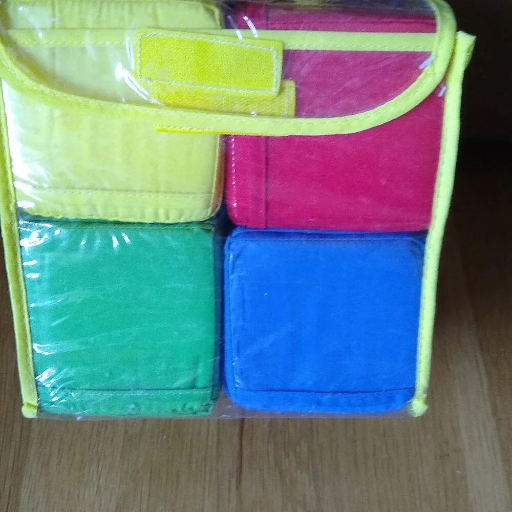 CP Toys Play & Learn Cube Roll & Play Game for Toddlers 4 Photo Stacking blocks